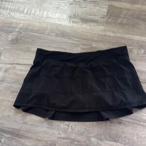 Lululemon Pace Black Skort size 12